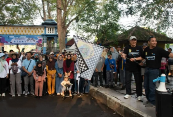 Ribuan Warga Ramaikan Jalan Sehat Karnaval SCTV di Pemalang, Sekaligus Promosikan Wisata Widuri