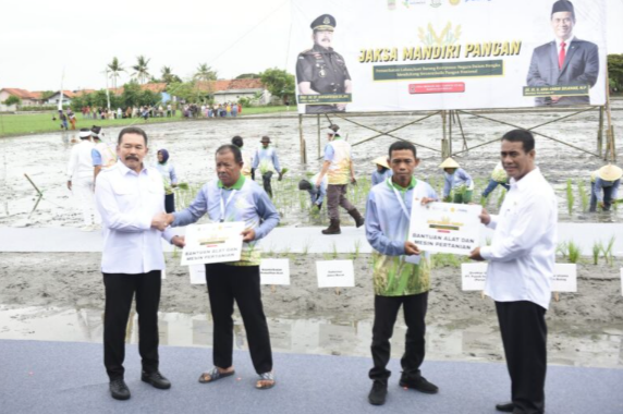 Lahan Sitaan Negara Jadi Sawah, Kementan dan Kejagung Genjot Ketahanan Pangan