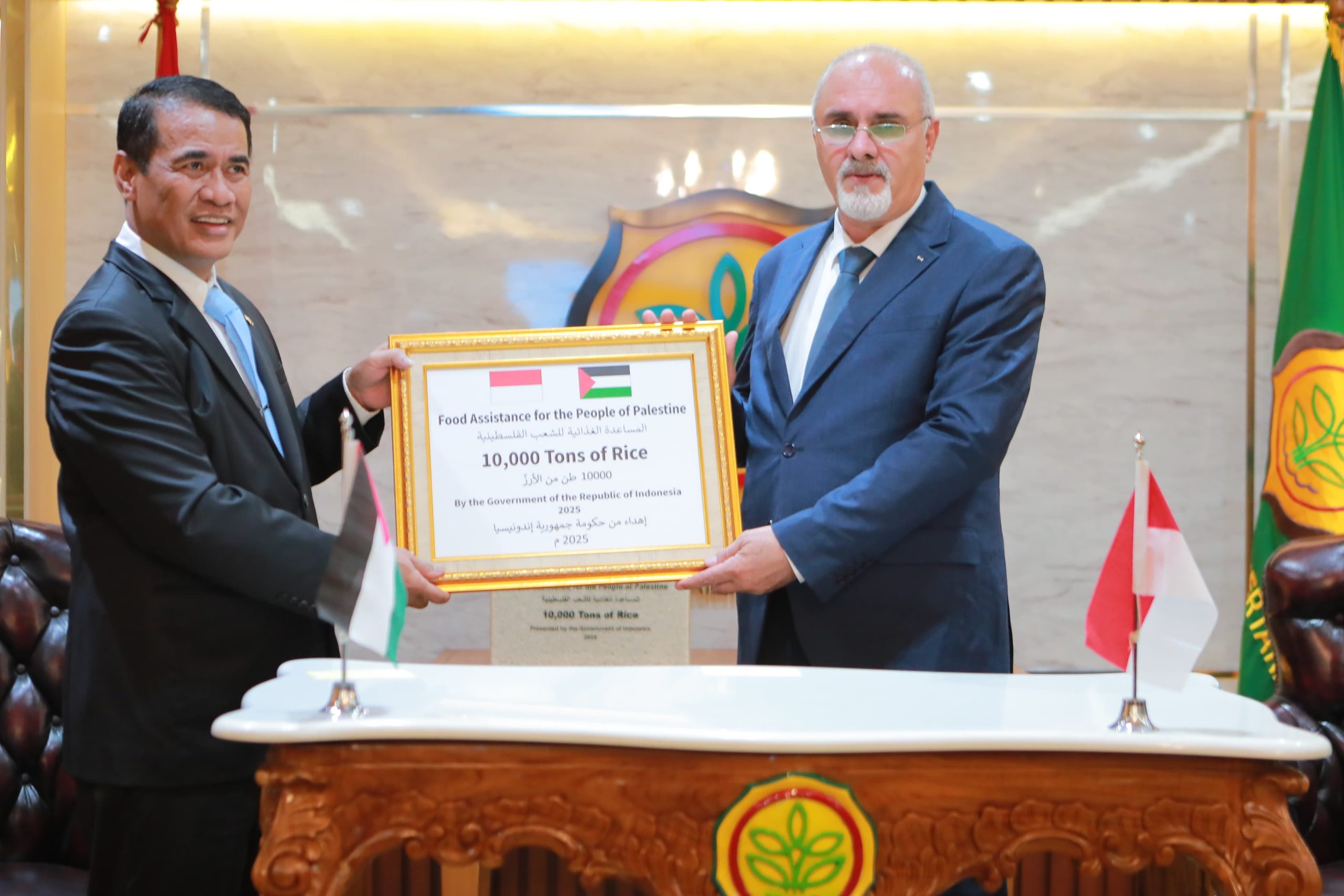 RI Siapkan 20.000 Hektare Lahan Pertanian untuk Palestina, Target Produksi 100.000 Ton Beras per Tahun