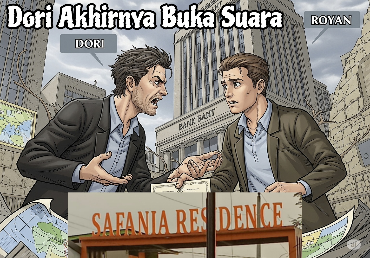 Dori Pengembang Safania Residence Akhirnya Buka Suara, Royan : Jangan janji mulu pak!
