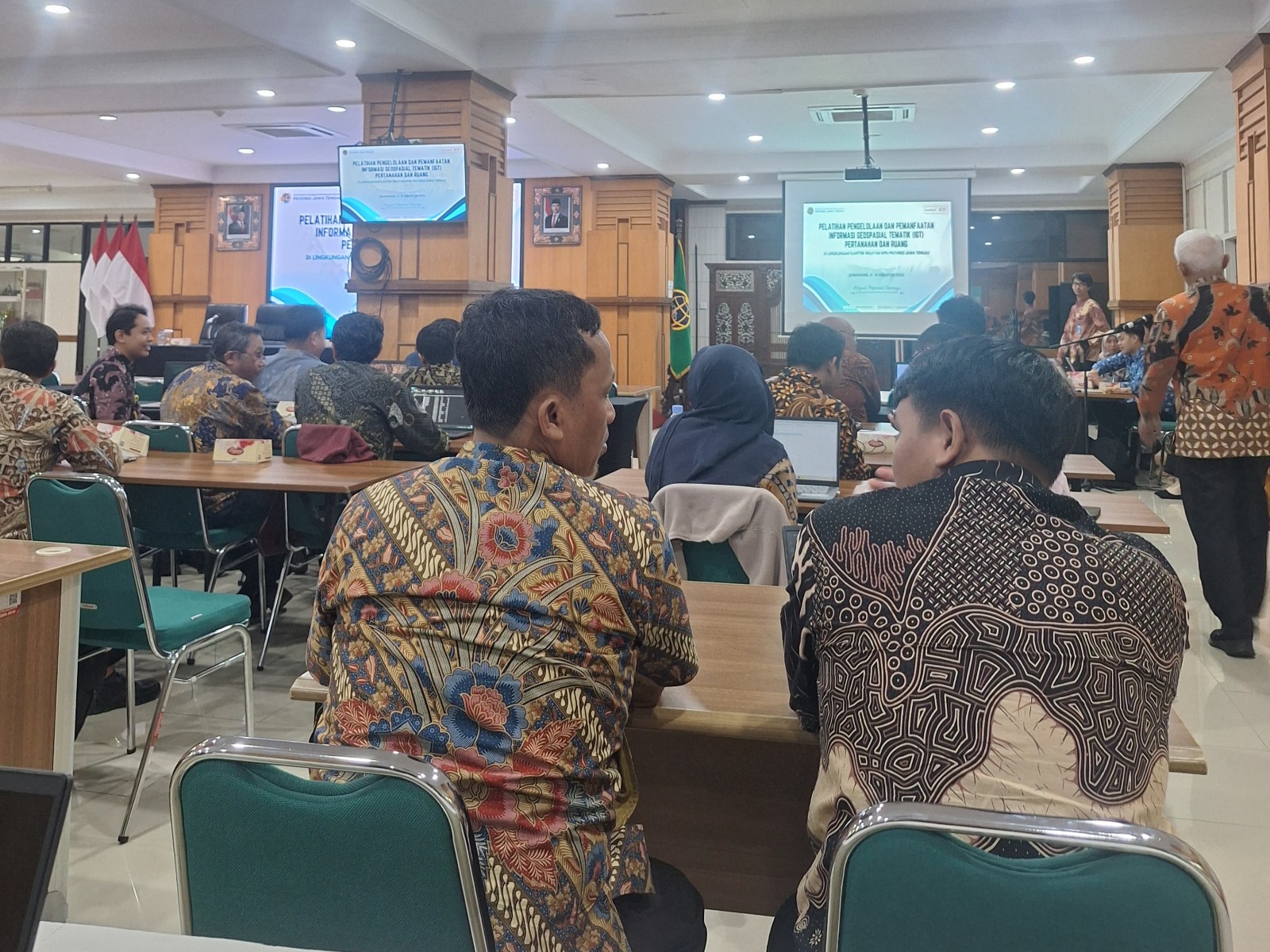Perkuat Kompetensi SDM, Kantor Pertanahan Kabupaten Tegal Ikuti Pelatihan Pengelolaan Informasi Geospasial Tematik Pertanahan dan Ruang di Kanwil BPN Jawa Tengah